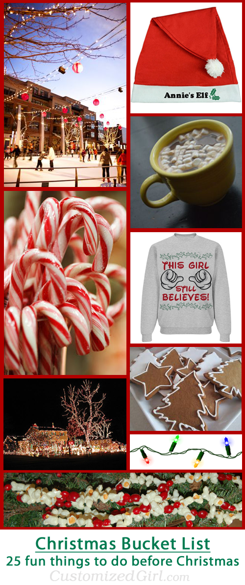 Christmas Bucket List: 25 fun things to do before christmas Christmas Bucket List: 25 fun things to do before christmas