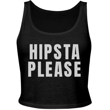 Hipsta Please Junior Fit Bella Sheer Longer Length Rib Tank Top