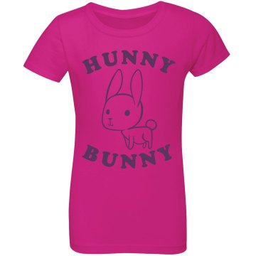 Hunny Bunny Tank Youth Bella Girl 1x1 Rib Tank Top