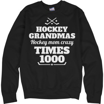 Central Hockey Grandma Misses Relaxed Fit Basic Gildan Ultra Cotton Tee