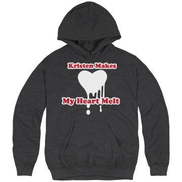 Heart Melting Hoodie Unisex Hanes Ultimate Cotton Heavyweight Hoodie