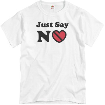 Anti-Valentines No Love Unisex Basic Gildan Heavy Cotton Crew Neck Tee