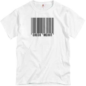 Check Me Out Unisex Basic Gildan Heavy Cotton Crew Neck Tee