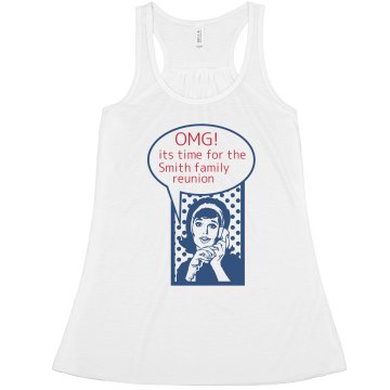 Smith Family Reunion Tank Misses Relaxed Fit Anvil Heavyweight Tank Top