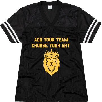 Cougars Football w/ Back Junior Fit Soffe Mesh Football Jersey