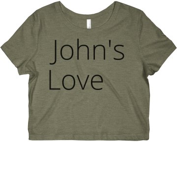 John's Love Rose Junior Fit Bella Sheer Longer Length Rib Tank Top