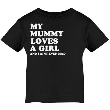 Mummy Loves A Girl Tank Infant Bella Baby 2x1 Rib Tank Top