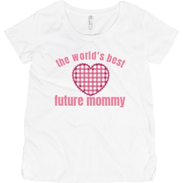 Word's Best Future Mommy Maternity LA T Cotton Tee