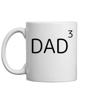 Dad To The Third Mug 11oz Ceramic Coffee Mug