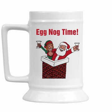 Egg Nog Time! 16oz Ceramic Stein