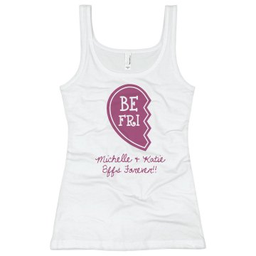 Best Friends Forever Junior Fit Basic Bella 2x1 Rib Tank Top