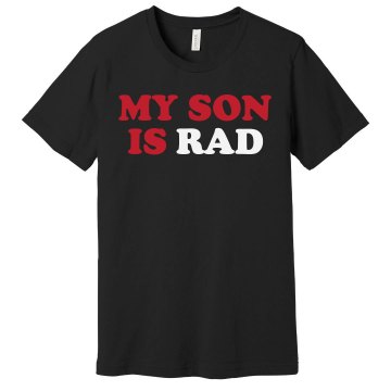 My Son is Radical Unisex Gildan Heavy Cotton Crew Neck Tee