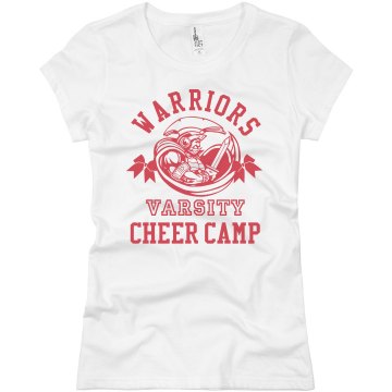Warrior Cheer Camp Junior Fit Basic Bella Favorite Tee