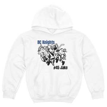 Hockey Sweatshirt Youth Gildan Heavy Blend Hoodie