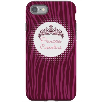 Princess iPhone Case Rubber iPhone 4 & 4S Case Black