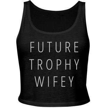 Future Trophy Wife Junior Fit Bella Sheer Longer Length Rib Tank Top