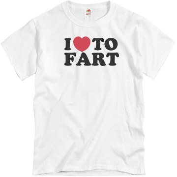 Father Loves to Fart Tee Unisex Basic Gildan Heavy Cotton Crew Neck Tee