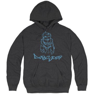Red Robo Dubstep Unisex Hanes Ultimate Cotton Heavyweight Hoodie