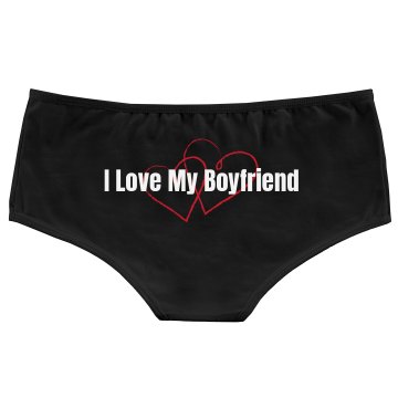I Love My BF Undies Bella Hotshort