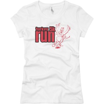 Turkey 5k Junior Fit Basic Bella Favorite Tee