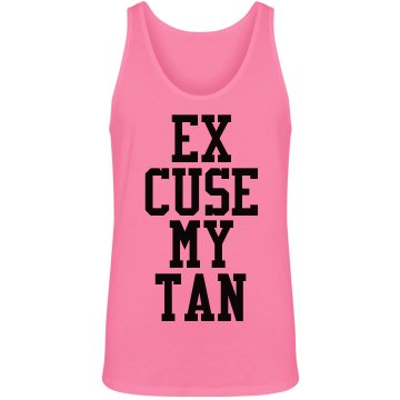 Excuse My Tan Tank Top Unisex Gildan Ultra Cotton Tank Top