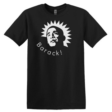 Barack! mens Unisex Gildan Heavy Cotton Crew Neck Tee