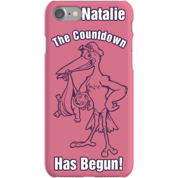 Cute Maternity Gift Plastic iPhone 5 Case Black