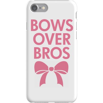 Bows Over Bros Case Plastic iPhone 5 Case White 