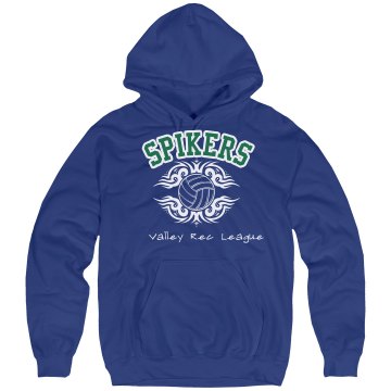 Spikers Volleyball Unisex Hanes Ultimate Cotton Heavyweight Hoodie