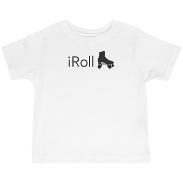 iRoll Derby Tee Toddler American Apparel 3/4 Sleeve Baseball Tee