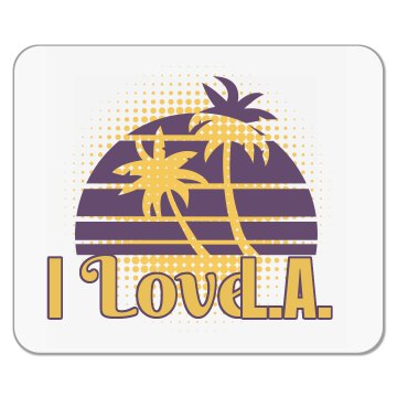 I Love L.A. Pad Mousepad