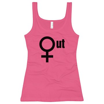 Outta The Closet Junior Fit Bella Sheer Longer Length Rib Tank Top