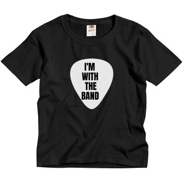 I'm With the Band Youth Gildan Ultra Cotton Crew Neck Tee