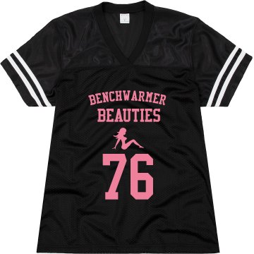 Benchwarmer Beauties Junior Fit Soffe Mesh Football Jersey