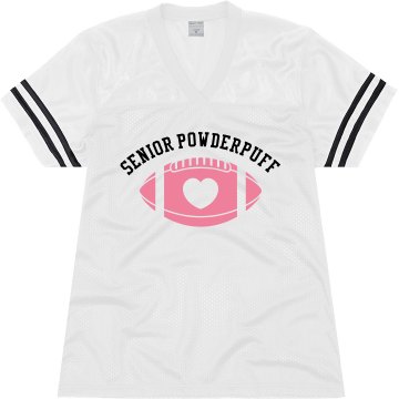 Senior Powderpuff Junior Fit Soffe Mesh Football Jersey