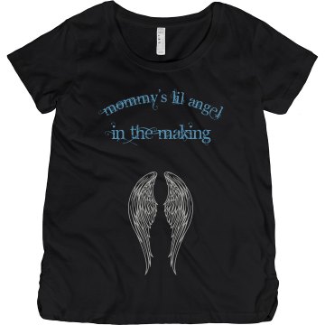 Mommy's Lil' Angel Maternity LA T Cotton Tee