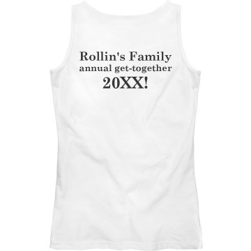 Got Family Reunion Junior Fit Bella Sheer Longer Length Rib Tee