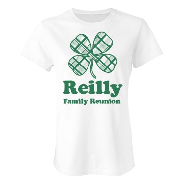 Reilly Irish Family w/ Bk Junior Fit Bella Sheer Longer Length Rib Tee