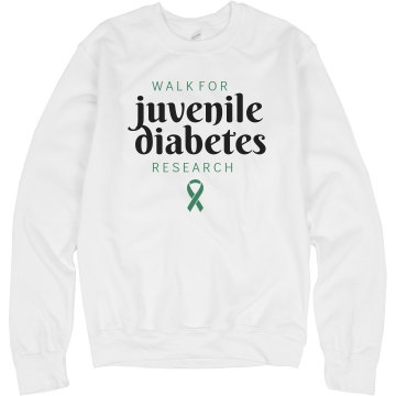 Juvenile Diabetes T-shirt Misses Relaxed Fit Anvil V-Neck Tee