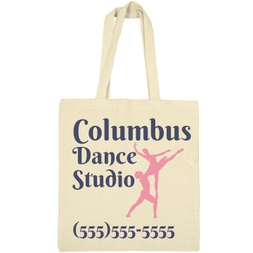 Columbus Dance Studio Liberty Bags Canvas Tote