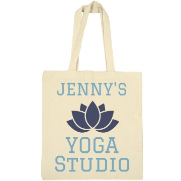 Lisa's Yoga Studio Liberty Bags Canvas Tote