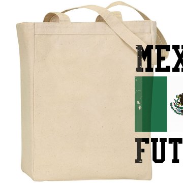 Mexico Futbol Distress Liberty Bags Canvas Tote