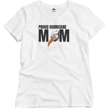 Proud Hurricane Mom Misses Relaxed Fit Basic Gildan Heavy Cotton Tee