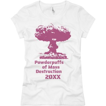 Powderpuff Nukes Junior Fit Basic Bella Favorite Tee