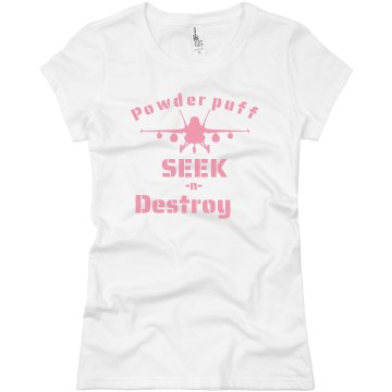 Seek n Destroy Junior Fit Basic Bella Favorite Tee