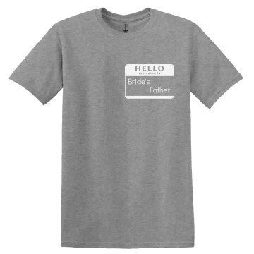 Father Of The Bride Unisex Gildan Heavy Cotton Crew Neck Tee