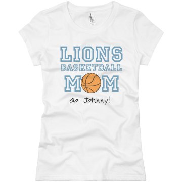 Basketball Mom Tee Junior Fit Basic Bella Favorite Tee