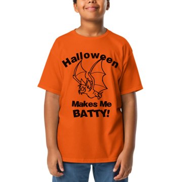Batty Youth Tee Youth Gildan Ultra Cotton Crew Neck Tee