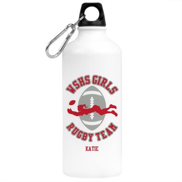 Rugby Team Water Bottle Aluminum Water Bottle
