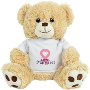 Breast Cancer Support Plush Tiger